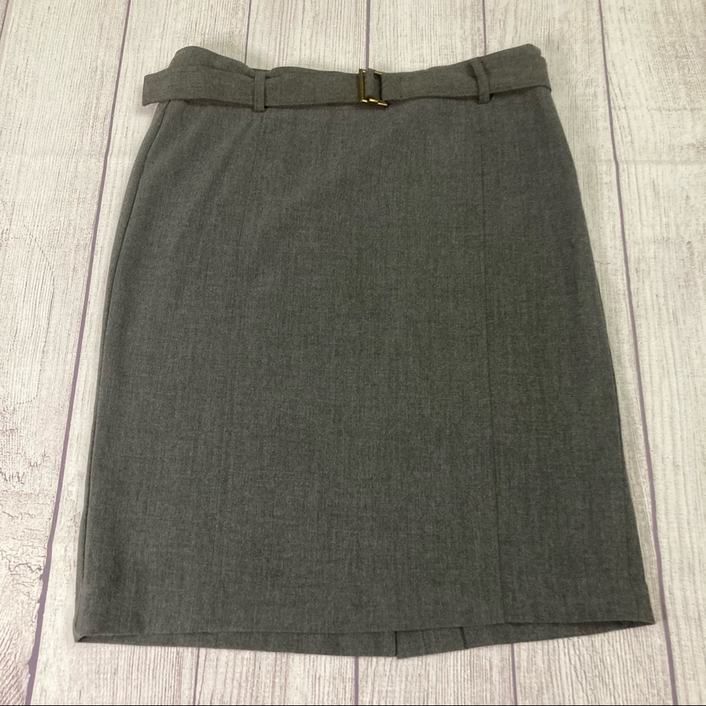 XOXO Belted Pencil Skirt
